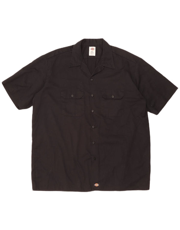 Cămașă cu mânecă scurtă pentru bărbați DICKIES 2XL poliester negru