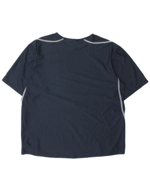 Tricou pentru bărbați Nike Top UK 45/47 XL Bleumarin Poliester