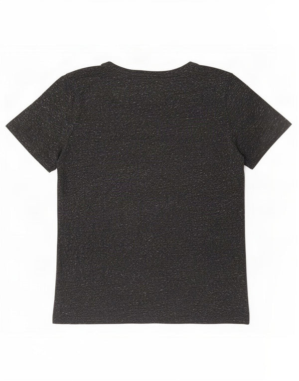 Tricou Superdry pentru femei, UK 12, bumbac cu pete, gri mediu