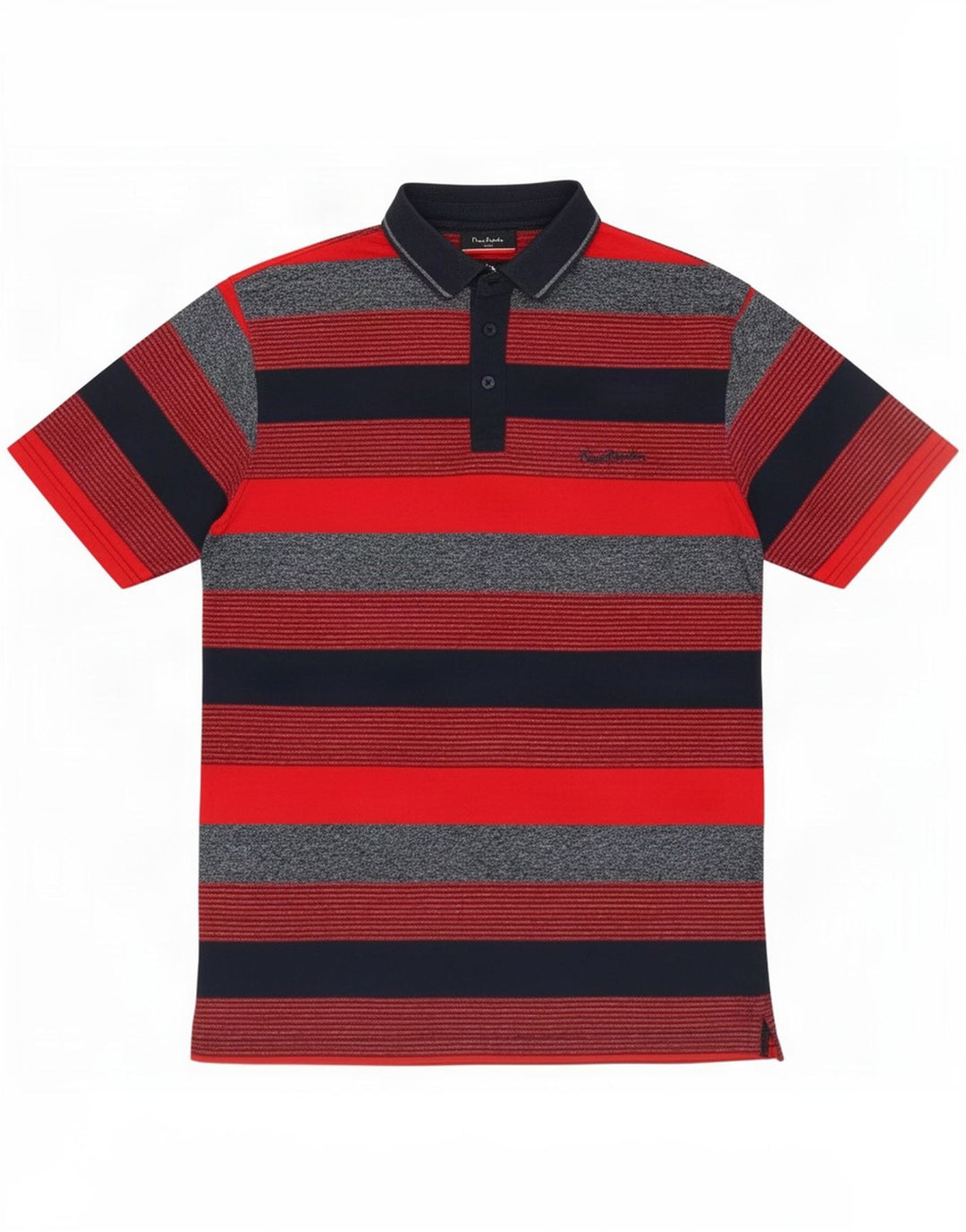 Cămașă polo pentru bărbați Pierre Cardin, cu formă normală, cu dungi medii, multicolore