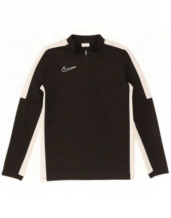 Trening pentru băieți Dri Fit Pullover Top 12-13 ani mare negru