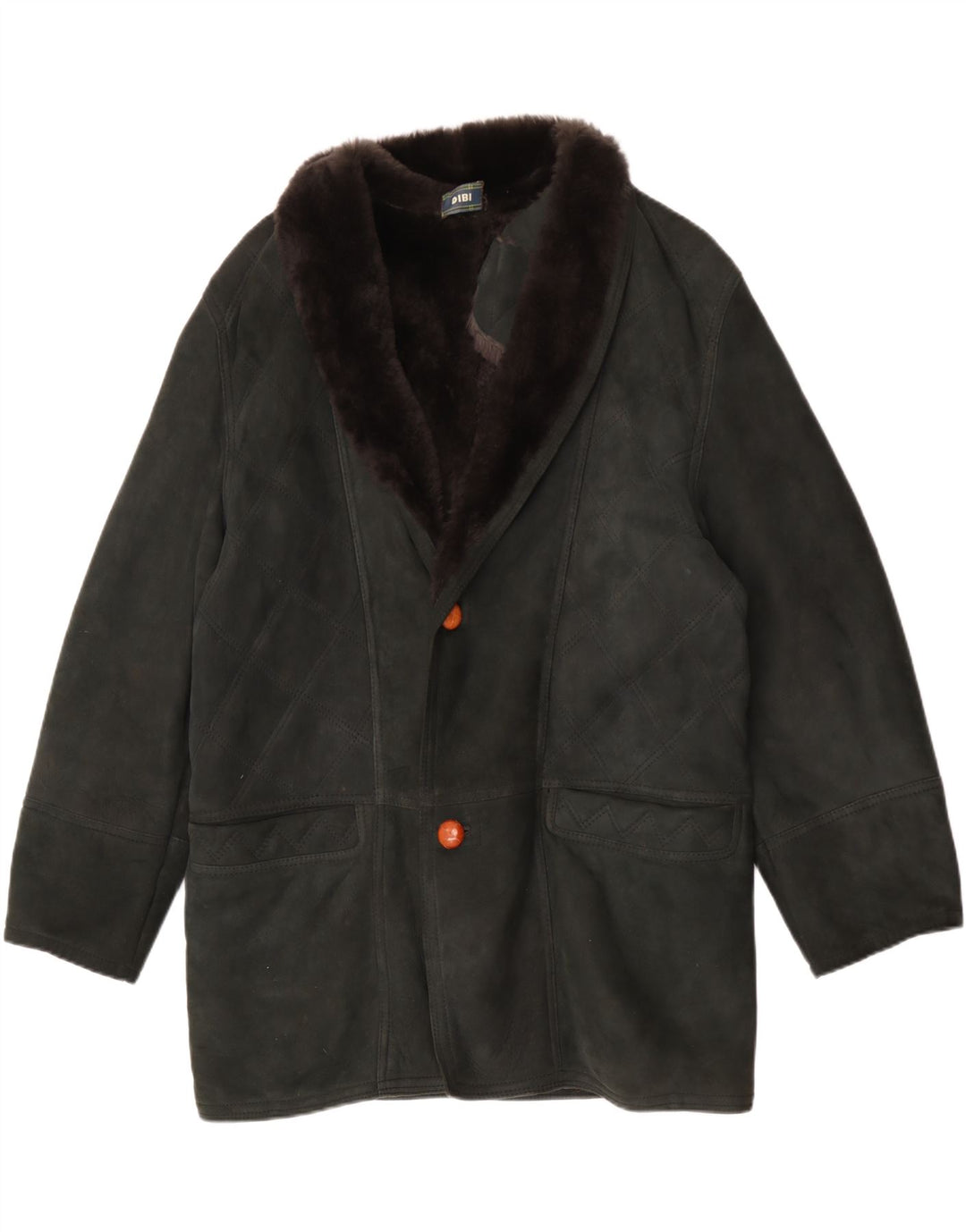 Jachetă din shearling pentru bărbați Dibi IT 50 Large Khaki