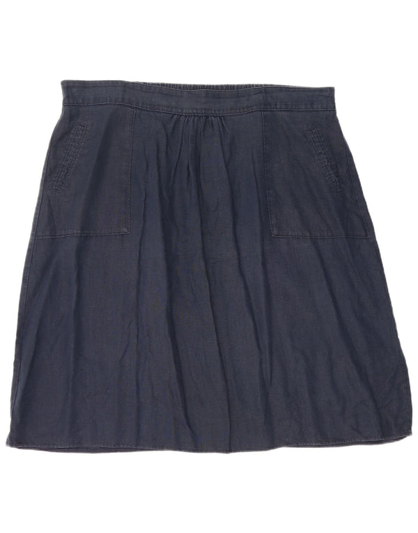 Fustă A-Line pentru femei Marks & Spencer W40 2XL in bleumarin