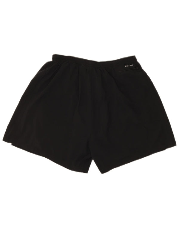 Pantaloni scurți sport Nike Dri Fit pentru femei UK 16 Large Black