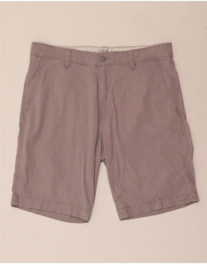 Pantaloni scurți chino pentru bărbați LEVI'S W32, bumbac gri mediu