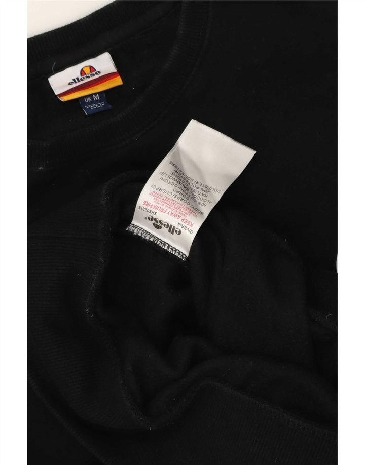 Pulover pentru bărbați Ellesse, bumbac mediu negru