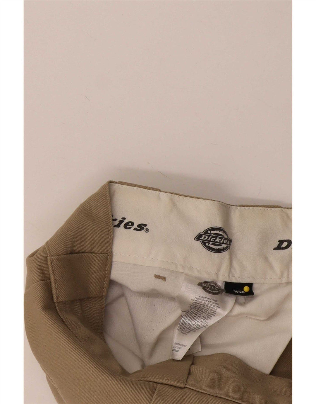 Pantaloni chino drepti pentru femei Dickies L26 L27 poliester bej