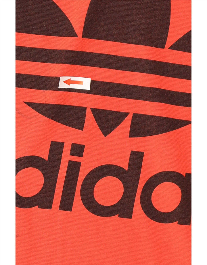 Tricou grafic Adidas pentru bărbați Top mare bumbac roșu
