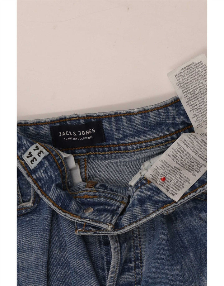 Blugi slim pentru bărbați Jack & Jones W34 L34 Bumbac albastru