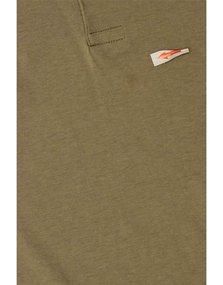 Tricou polo pentru bărbați French Connection, bumbac kaki XL