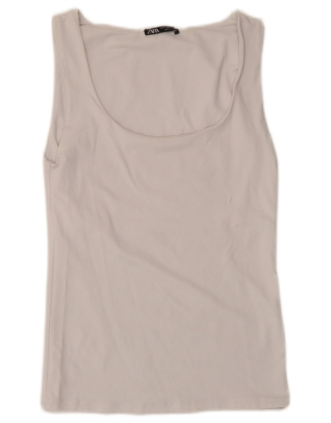 Vest Vest Top Femei Zara UK 8 Small Poliamidă Albă
