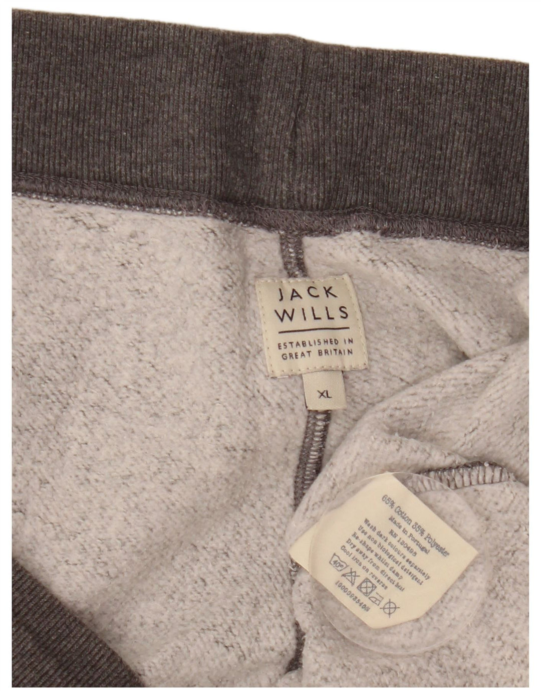 Pantaloni scurți sport Jack Wills Salcombe Devon pentru bărbați, XL, bumbac gri
