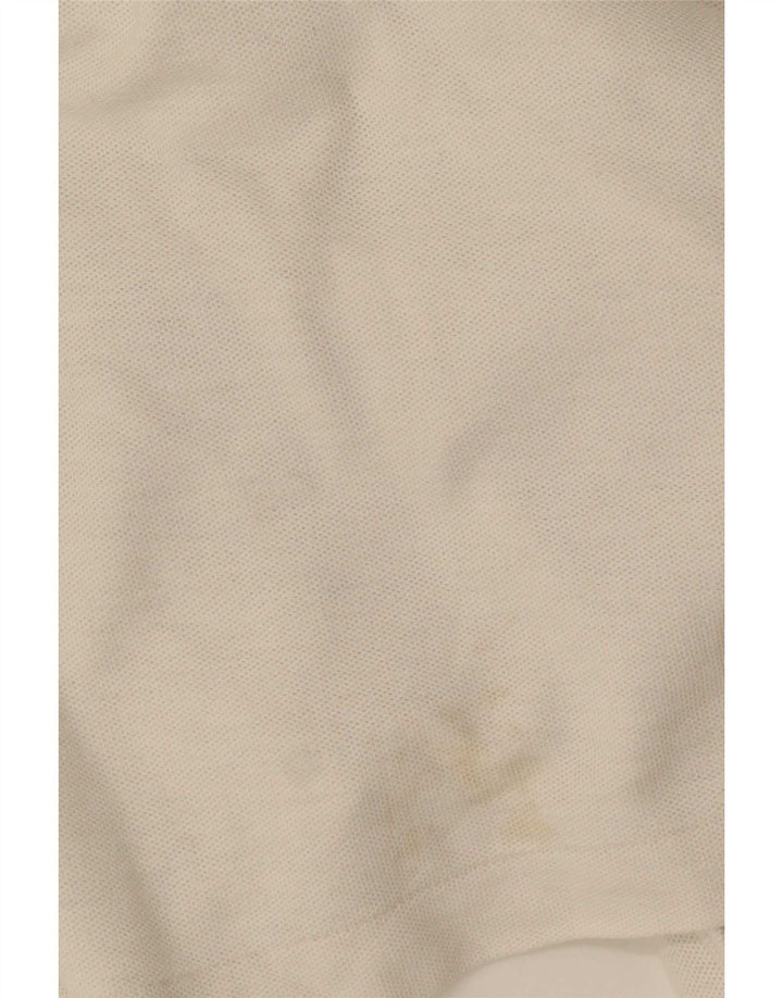 Tricou polo cu mânecă lungă pentru bărbați Fila US 42 Large White