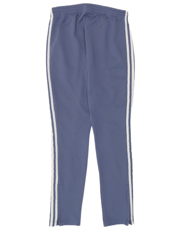 Pantaloni de trening ADIDAS pentru femei UK 12 Poliester albastru mediu