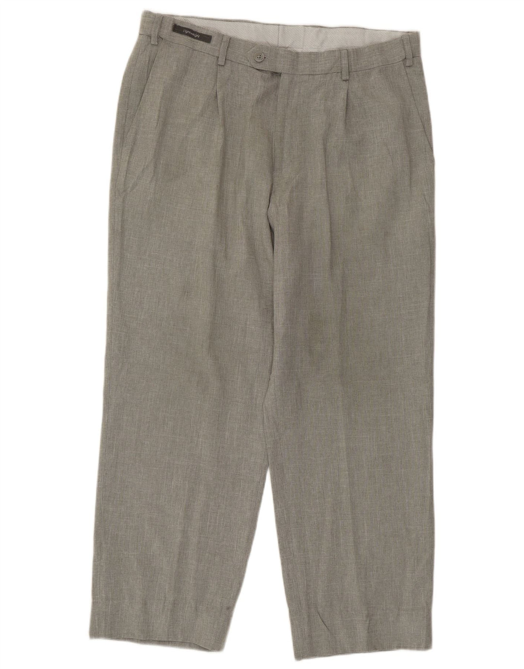 Pantaloni de costum pentru bărbați Marks & Spencer L32 L29 Gri poliester