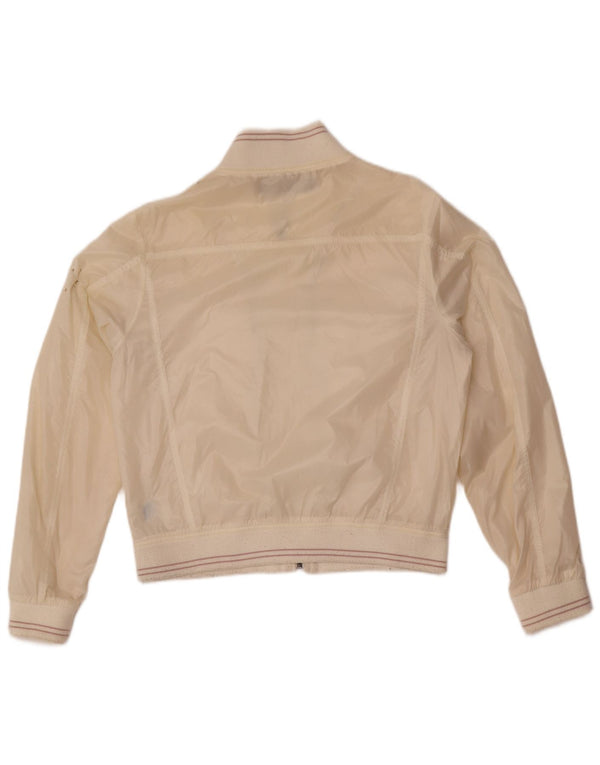 Jachetă bomber pentru femei Calvin Klein Jeans UK 16 mare poliamidă alb