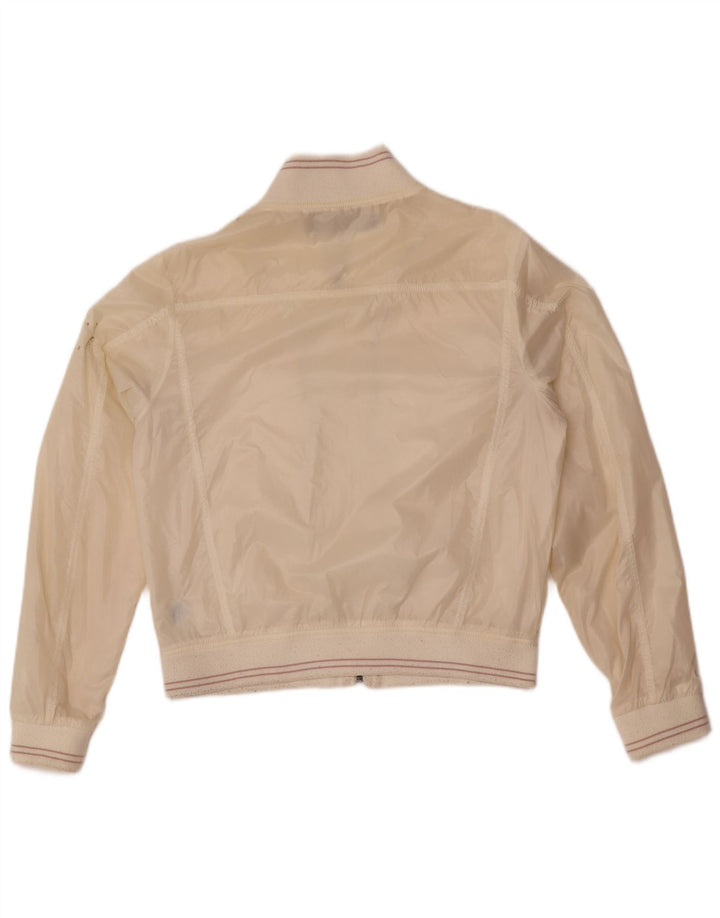 Jachetă bomber pentru femei Calvin Klein Jeans UK 16 mare poliamidă alb
