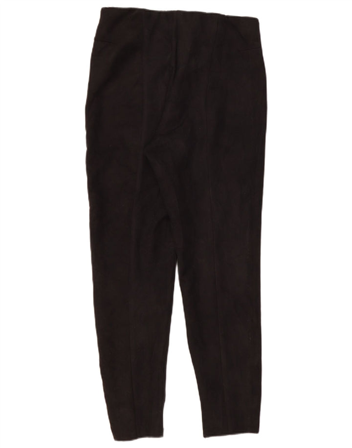 Pantaloni casual slim pentru femei Zara L32 L26 Poliester negru