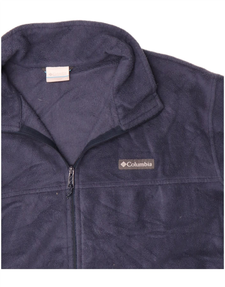 Jachetă fleece Columbia pentru bărbați UK 44 2XL bleumarin poliester