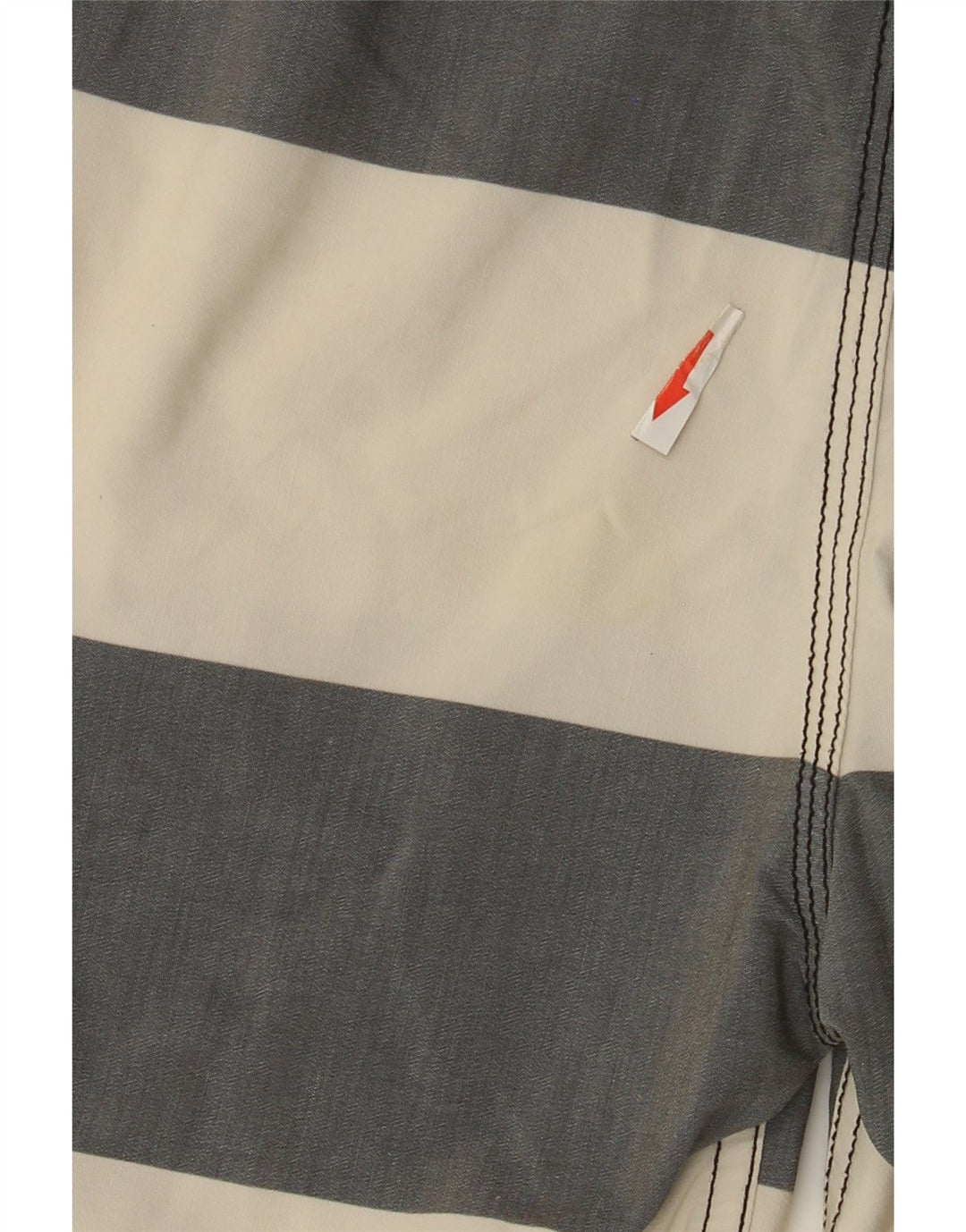 Pantaloni scurți de înot Quiksilver pentru bărbați, mari, din poliester cu dungi alb