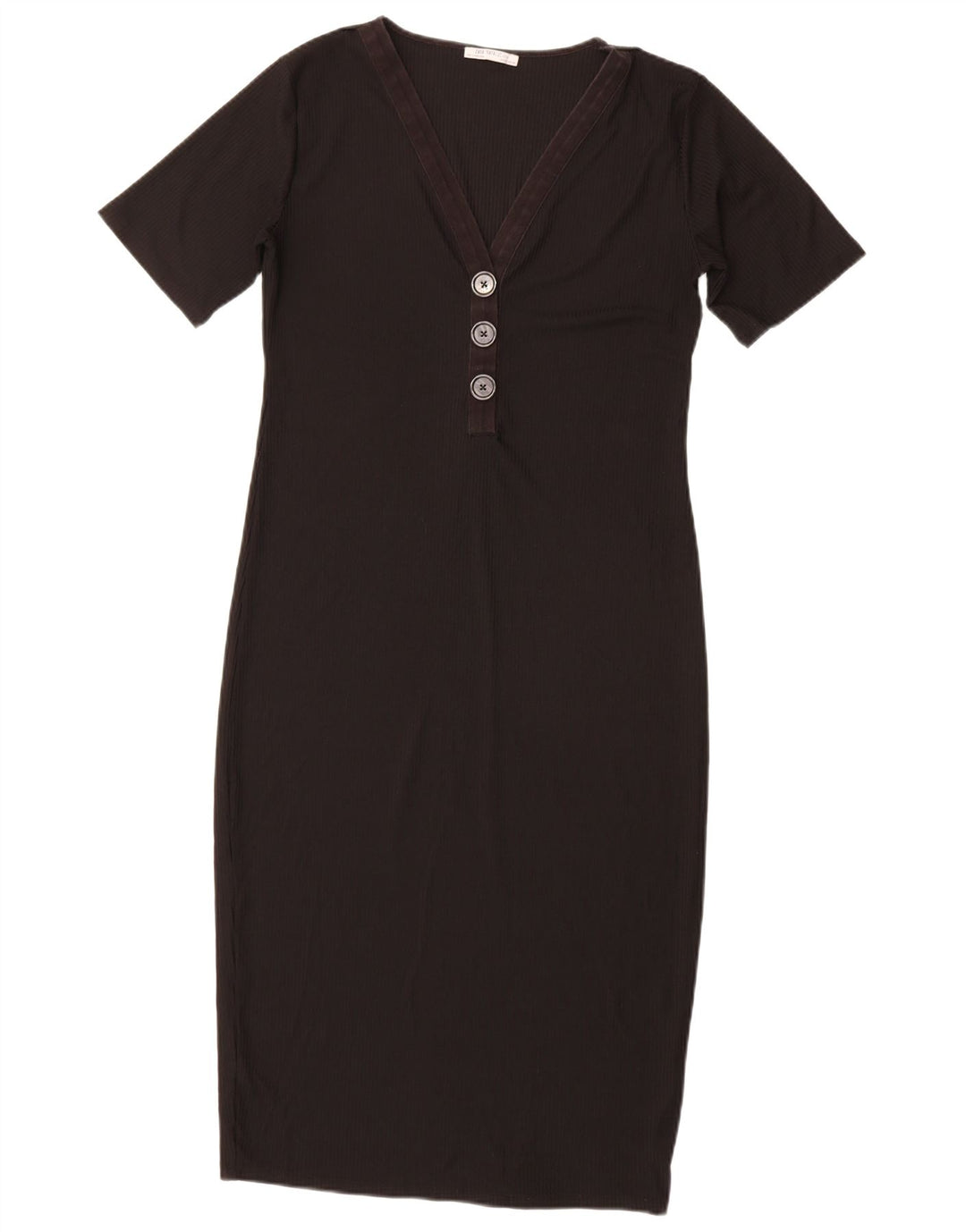 Rochie Trafaluc pentru femei Zara UK 14 Poliester negru mare