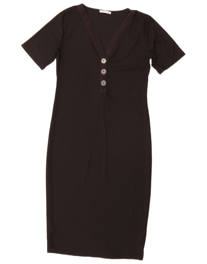 Rochie Trafaluc pentru femei Zara UK 14 Poliester negru mare