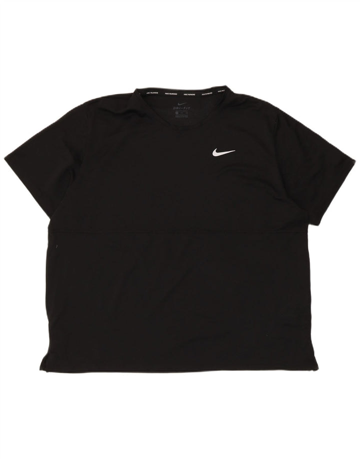 Tricou pentru bărbați Nike Dri Fit Top 2XL poliester negru