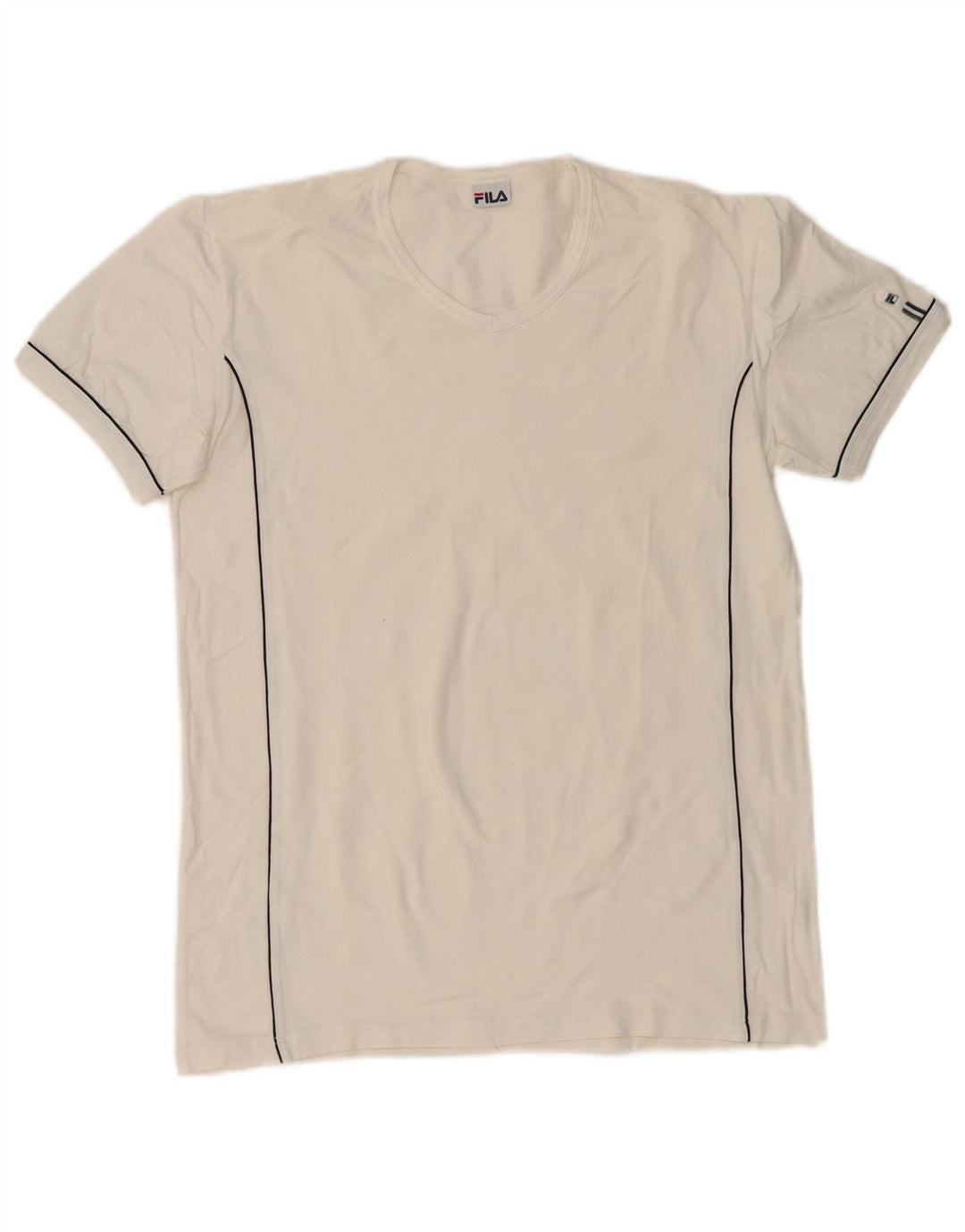 Tricou Fila Femei Top UK 14 Medium White Bumbac