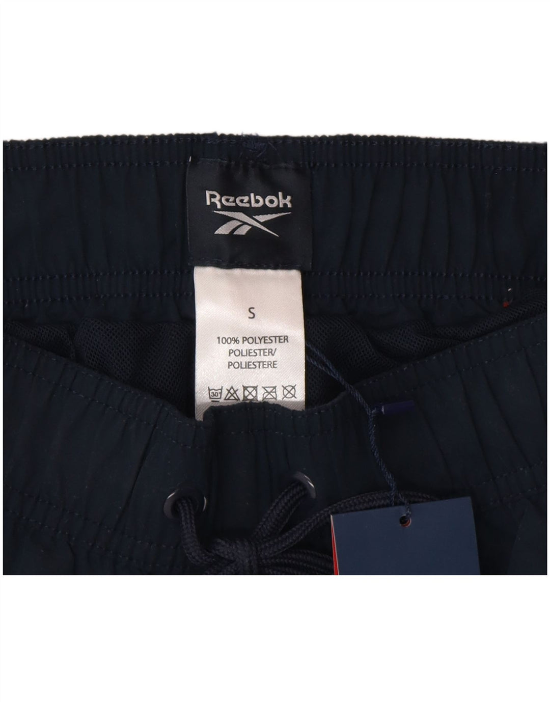 Costum de baie grafic pentru bărbați Reebok, mic, albastru, poliester