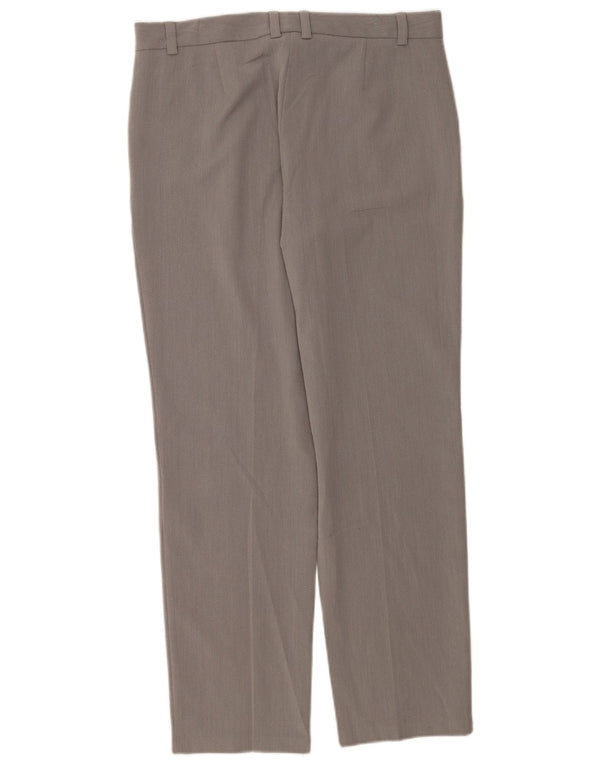 Pantaloni casual drepti pentru femei Marks & Spencer UK 12 Medium W32 L30 Gri