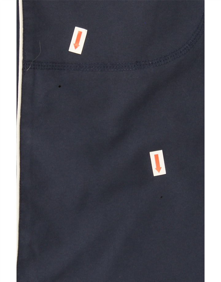 REEBOK Womens Tracksuit Trousers UK 14 Large Navy Blue Polyester Vintage Reebok and Second-Hand Reebok from Messina Hembry 