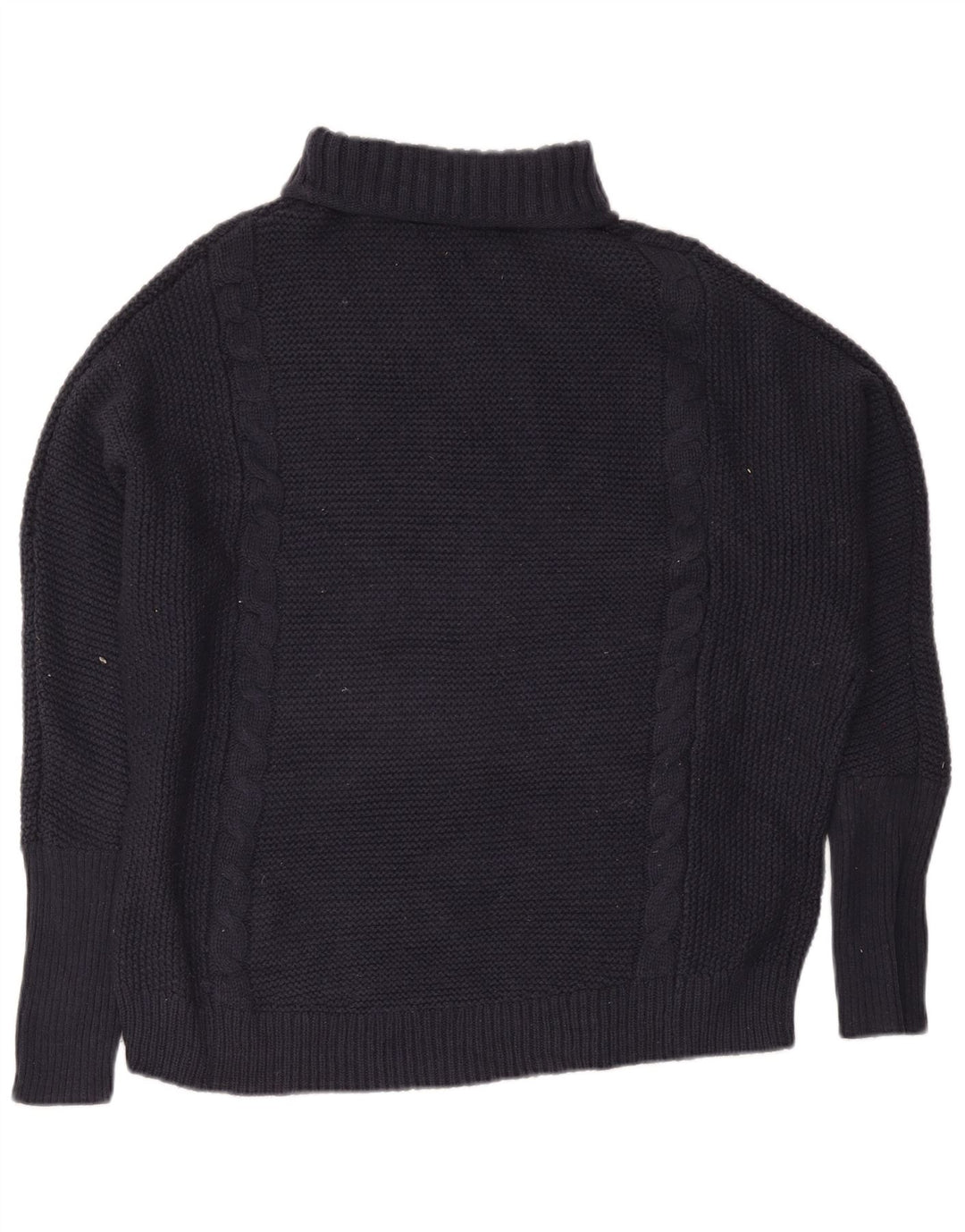 Gap Pulover supradimensionat cu gât rulat pentru femei UK 16 Mare nailon bleumarin