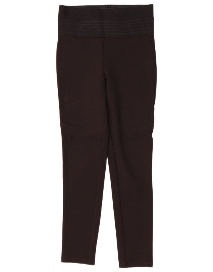 Leggings pentru femei cu talie înaltă Zara UK 12 Medium Black