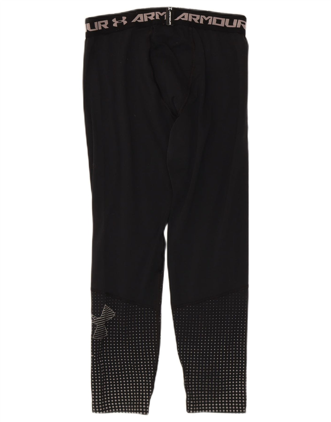 Cold Gear Graphic Leggings pentru băieți Under Armour 13-14 ani XL poliester negru