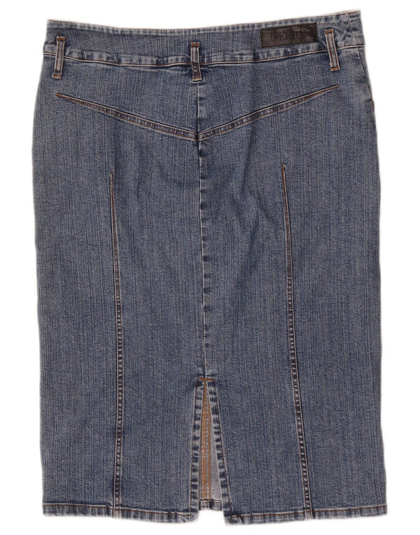 Fusta de blugi pentru femei Ferre IT 46 Large W32 Blue Bumbac