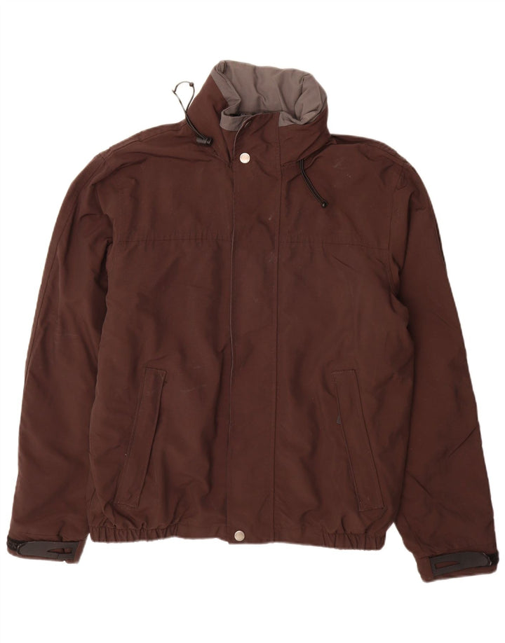 HACKETT Jachetă Windbreaker cu glugă pentru bărbați UK 42 XL, maro, nailon