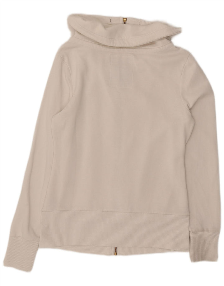 Jachetă de trening pentru femei Guess UK 18 XL, bumbac alb