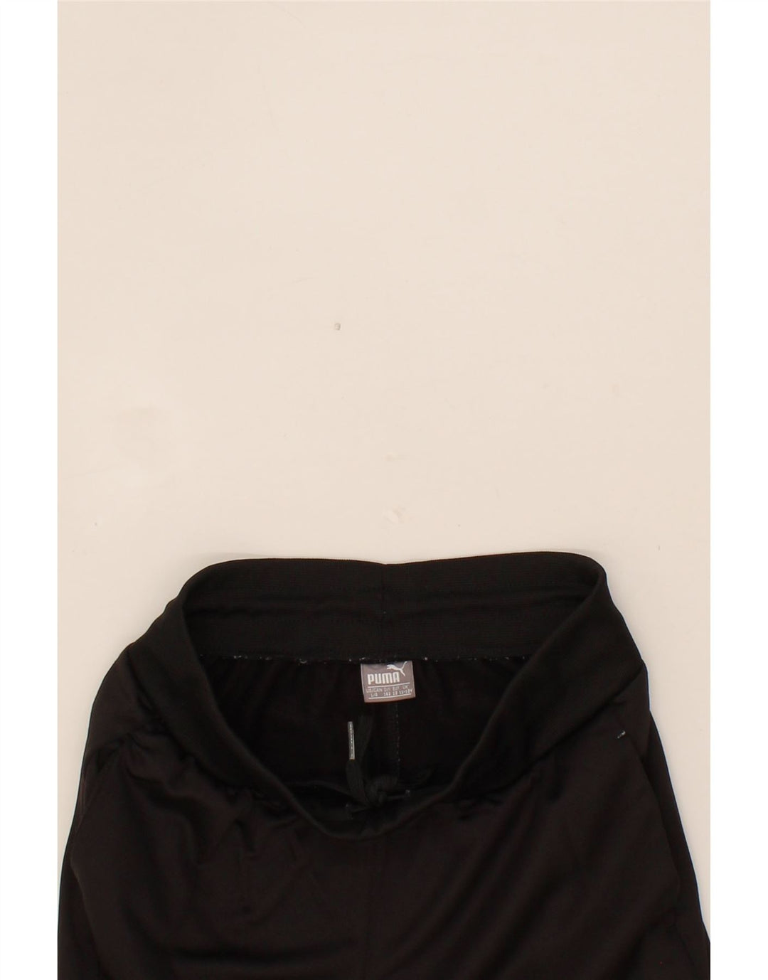 PUMA Boys Graphic Tracksuit Trousers Joggers 11-12 Years  Black Polyester Vintage Puma and Second-Hand Puma from Messina Hembry 