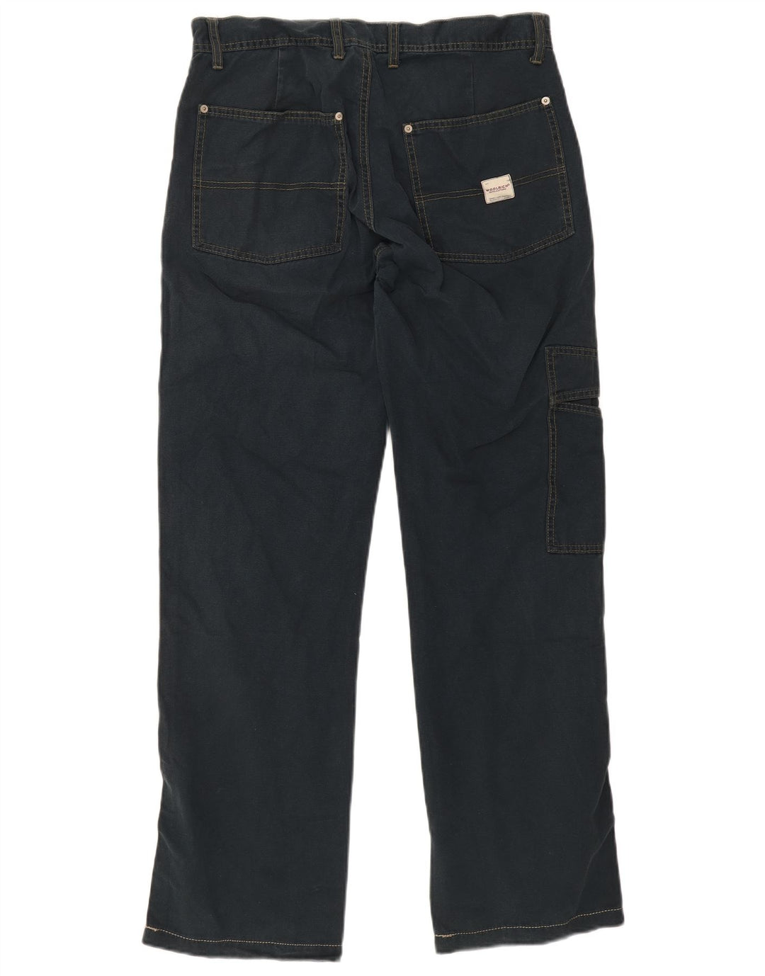 Blugi drepti pentru bărbați Woolrich W32 L32 bumbac bleumarin