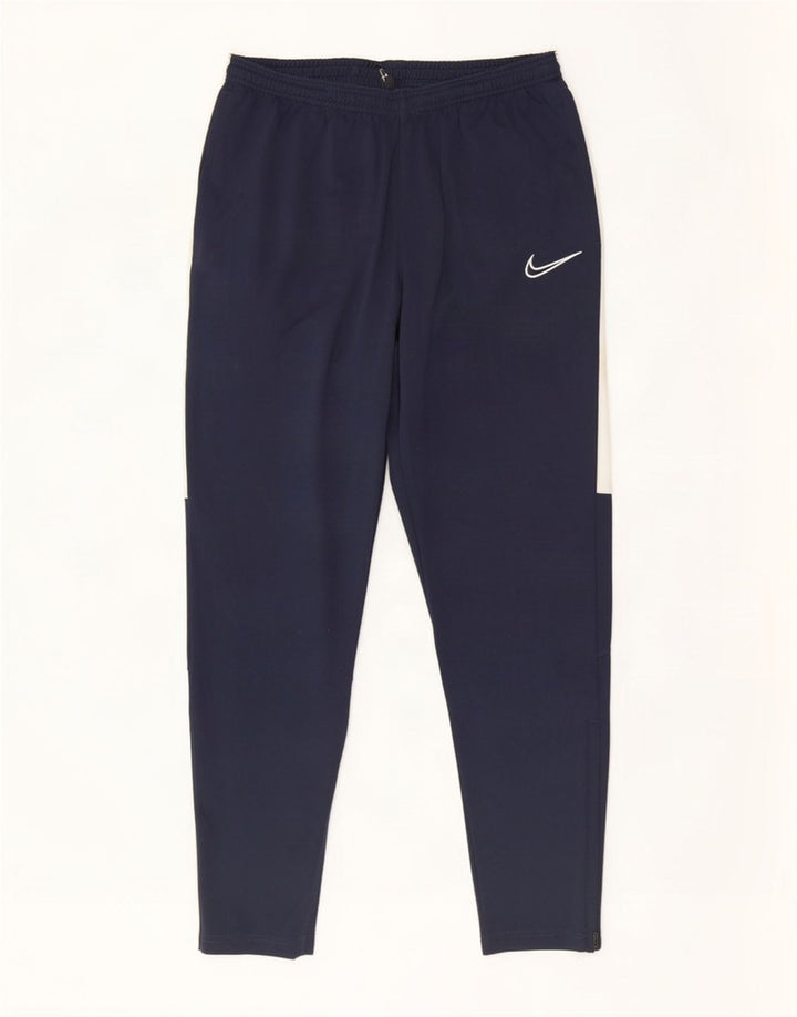 Pantaloni de trening Nike Dri Fit pentru bărbați, medii, albastru, poliester color bloc