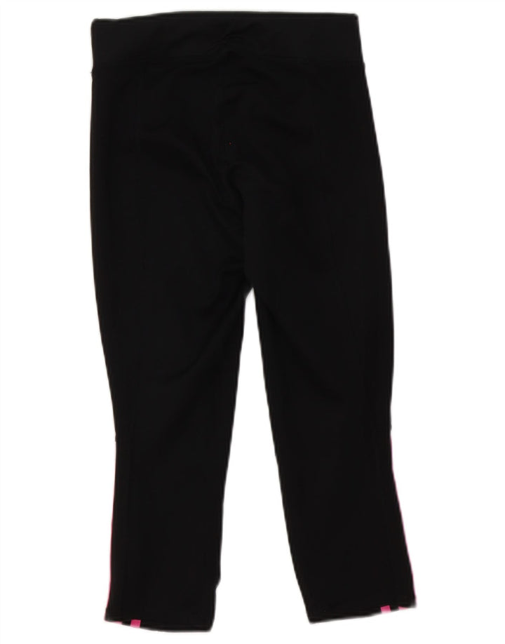 Leggings Capri Adidas pentru femei UK 8 Small Negru Poliester