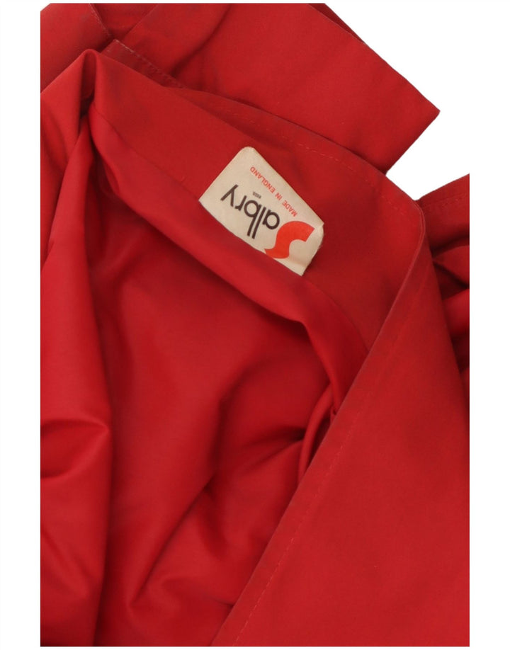 Trench pentru femei VINTAGE UK 14 Medium Red