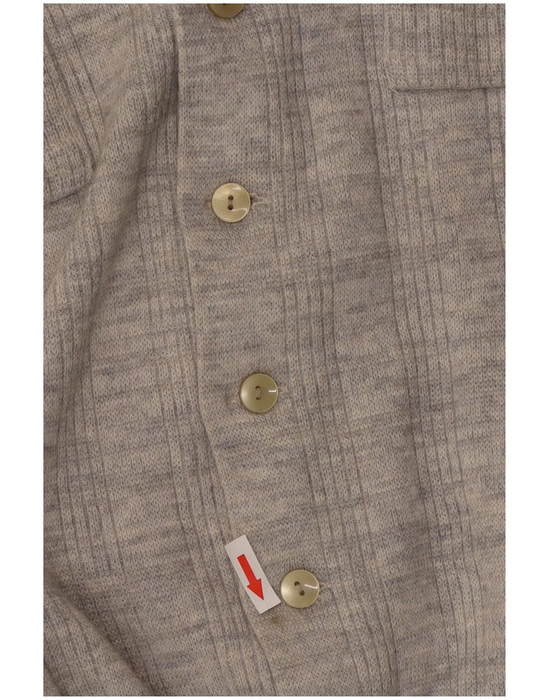 Pulover Cardigan Vintage pentru Damă UK 14 Gri Mediu