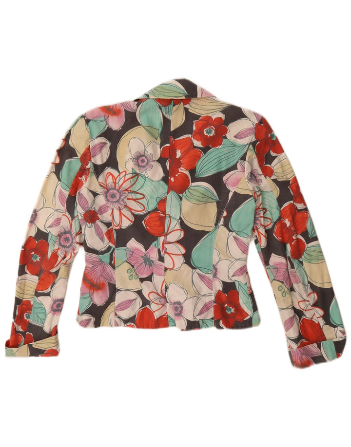 Jachetă Gaudi pentru femei cu 2 nasturi EU 40 Medium Multicolor Floral