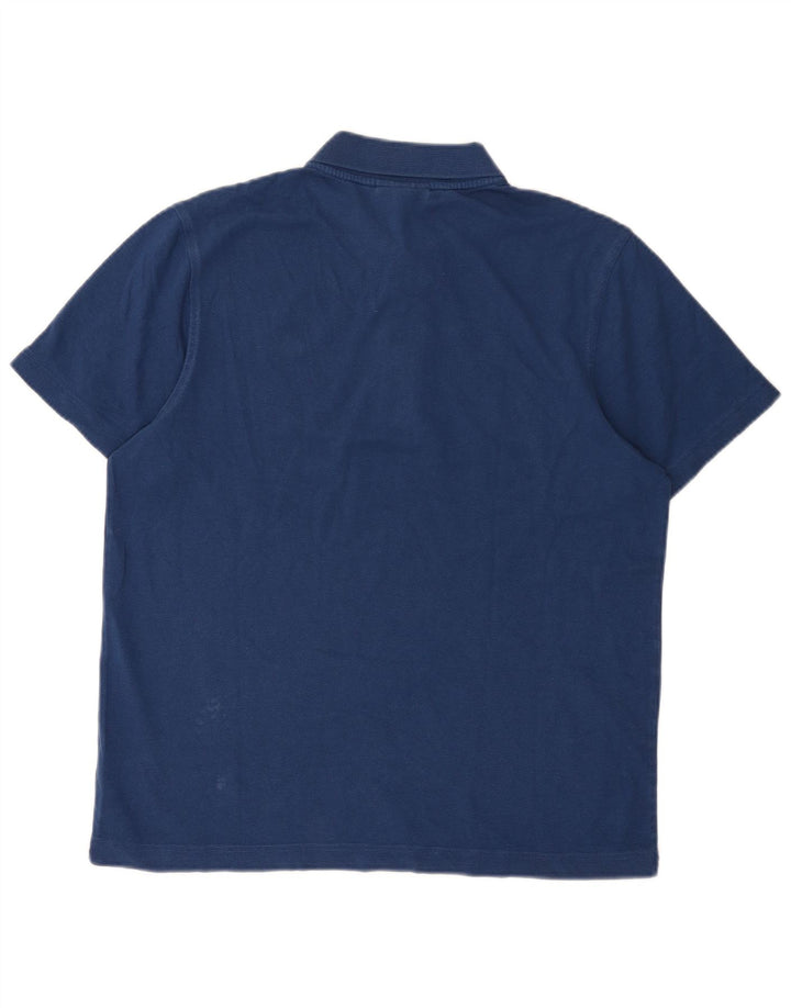 Tricou polo Lacoste pentru bărbați mărimea 5 mare, bumbac bleumarin