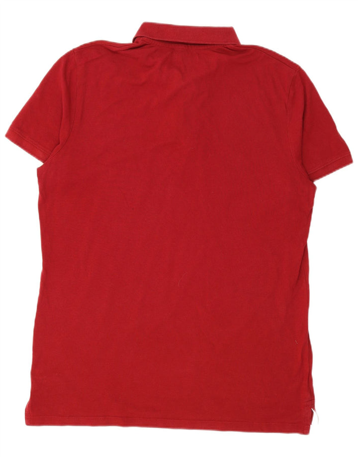 Tricou polo pentru bărbați Diadora XL bumbac roșu