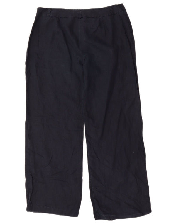 Pantaloni casual pentru femei Marks & Spencer UK 12 Medium W32 L28 Bleumarin
