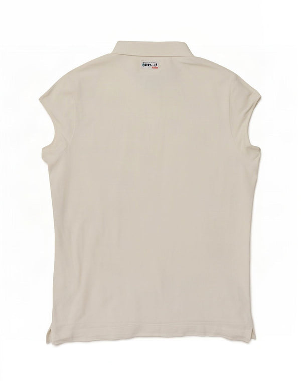 Tricou polo Puma pentru femei UK 12 Medium White