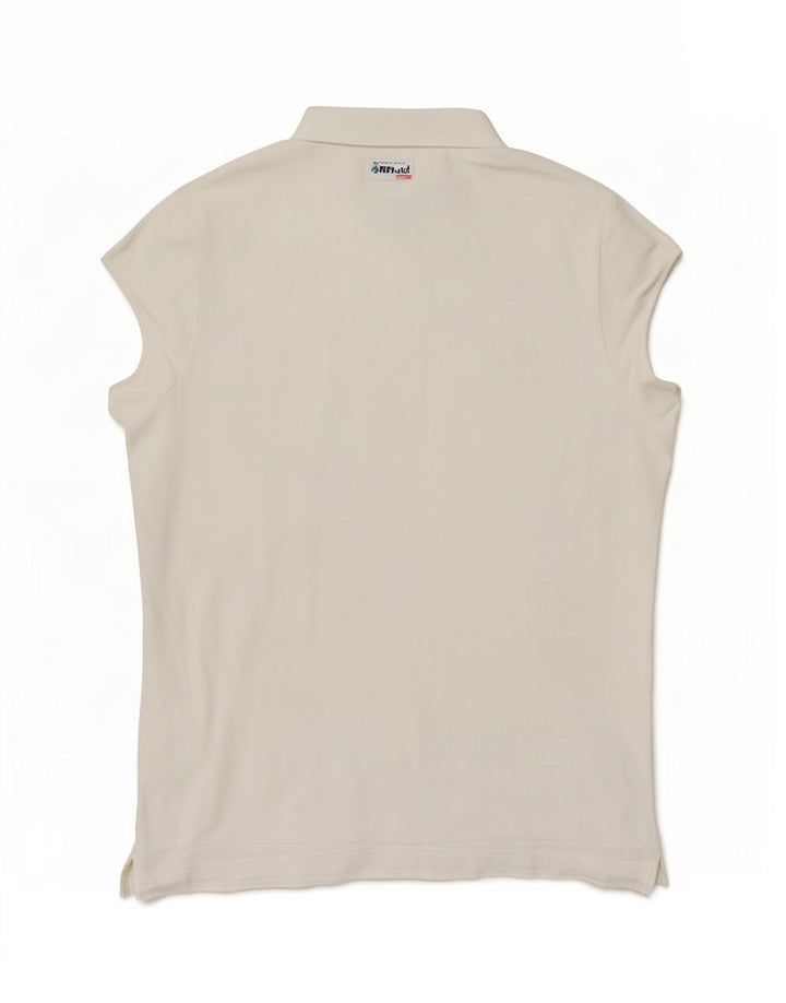 Tricou polo Puma pentru femei UK 12 Medium White