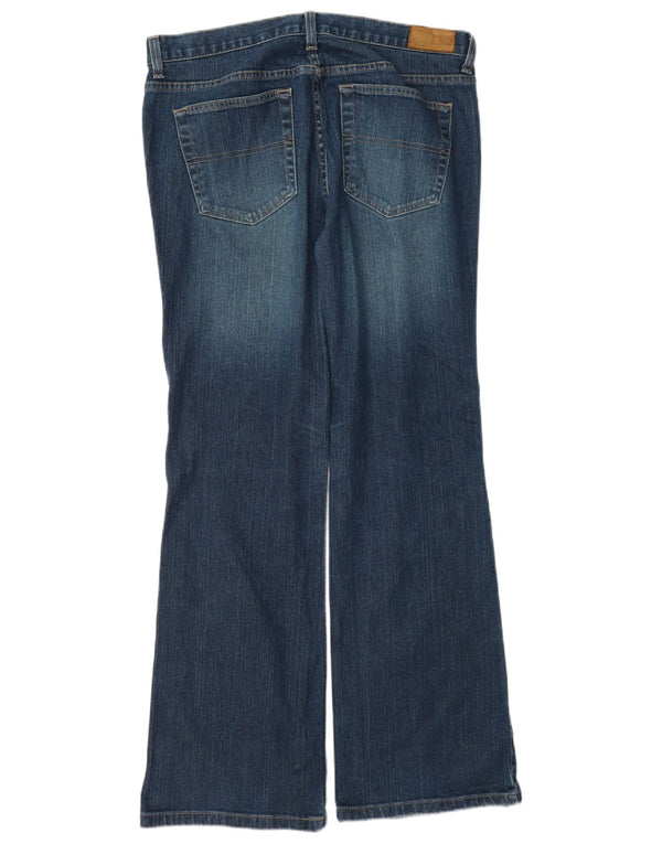 Blugi evazați Tommy Hilfiger pentru femei cu talie joasă US 12 Large W34 L32 Blue